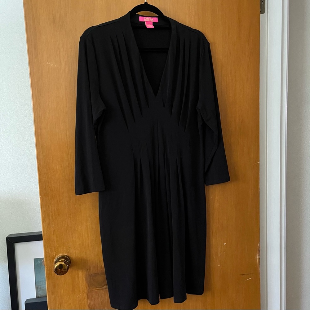 Catherine Catherine Malandrino black knit dress